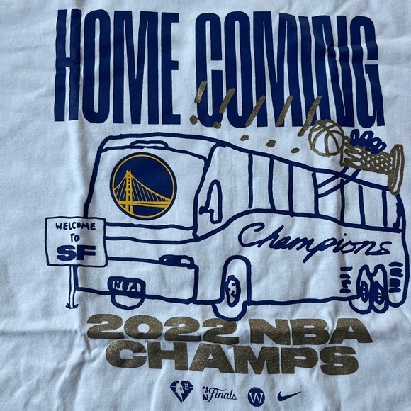 NBA Golden State Warriors Nike 2022 Championship Tee - Picture 2 of 5